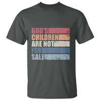 End Human Trafficking T Shirt God's Children Are Not For Sale Vintage Retro - Wonder Print Shop