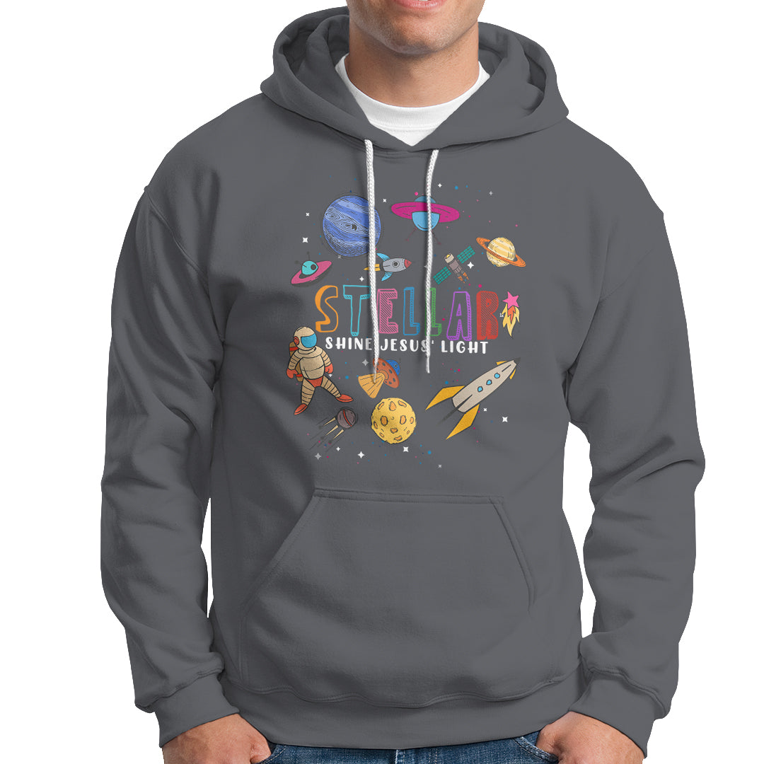 VBS Stellar Hoodie Stellar VBS Shine Jesus Light Vacation Bible School Space - Wonder Print Shop