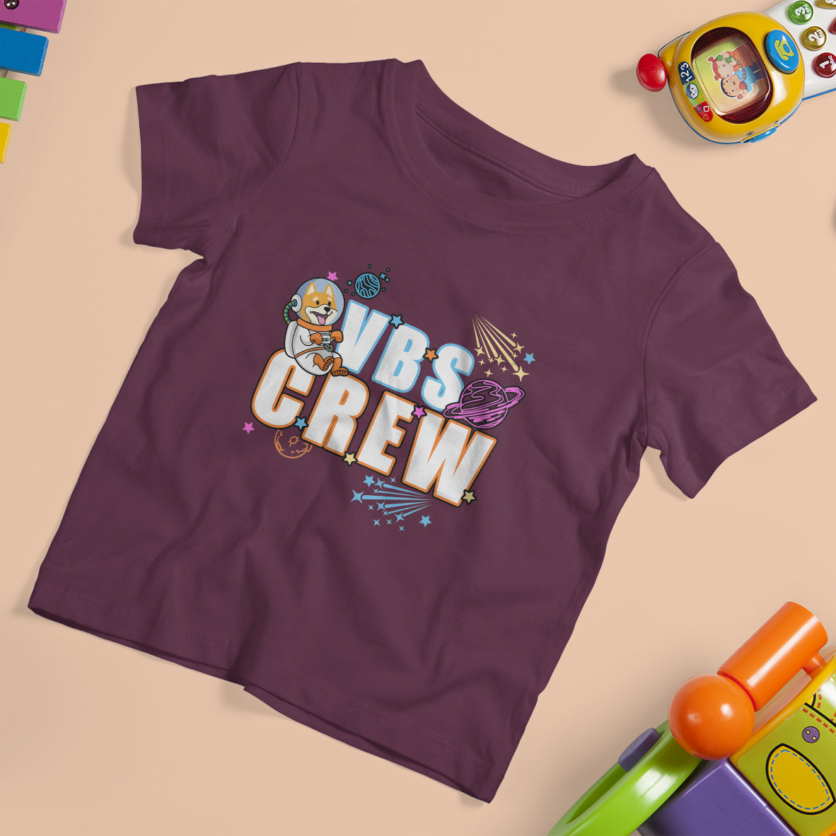 VBS Stellar T Shirt For Kid VBS Crew Stellar VBS 2023 Vacation Bible School Space - Wonder Print Shop