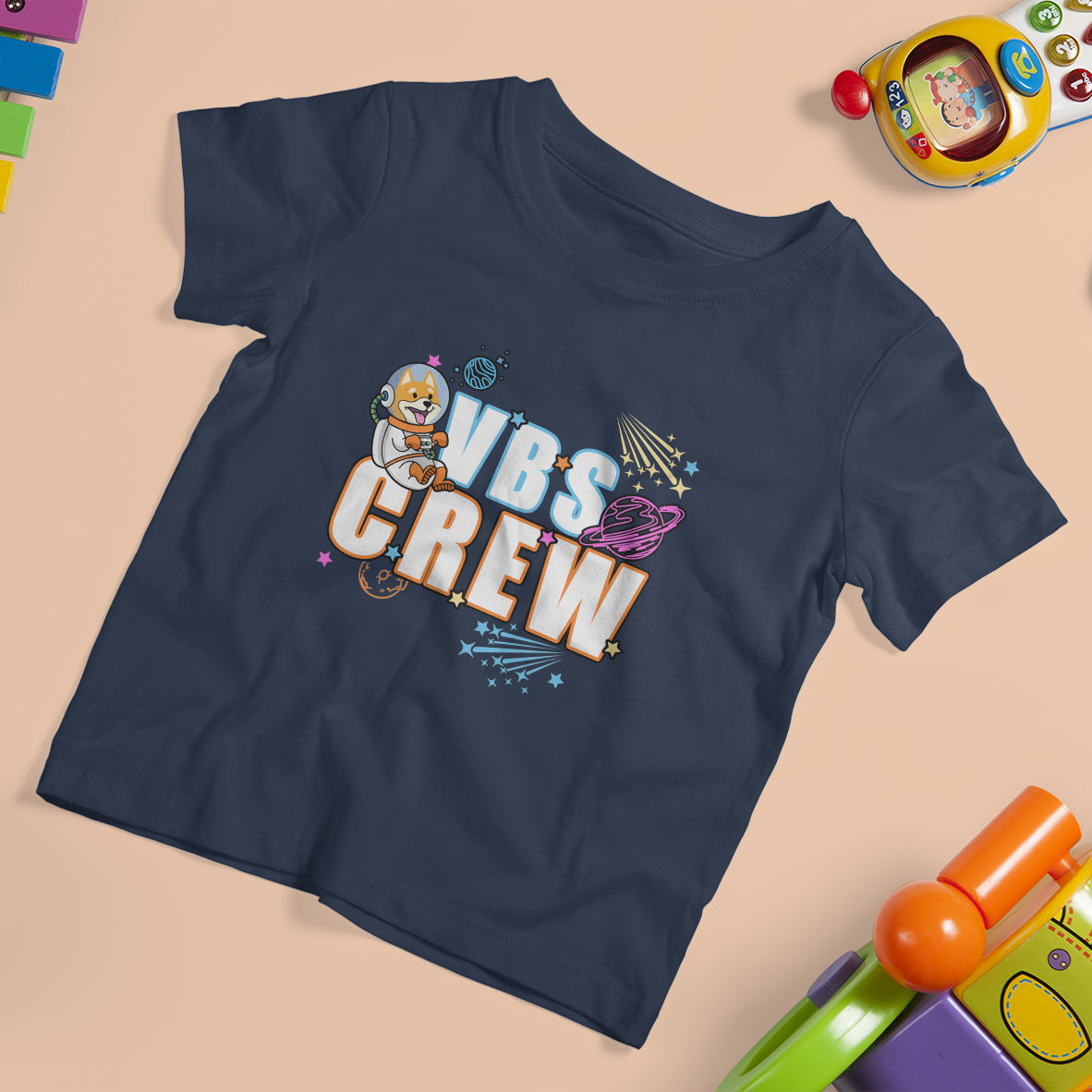 VBS Stellar T Shirt For Kid VBS Crew Stellar VBS 2023 Vacation Bible School Space - Wonder Print Shop