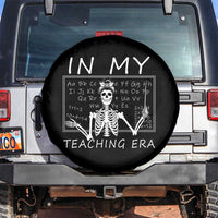 Funny Skeleton Teacher Spare Tire Cover In My Teaching Era Back To School