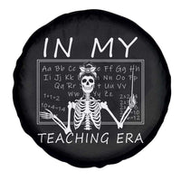 Funny Skeleton Teacher Spare Tire Cover In My Teaching Era Back To School