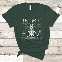 Funny Skeleton Teacher T Shirt In My Teaching Era Back To School - Wonder Print Shop