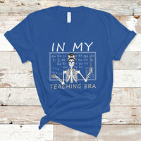 Funny Skeleton Teacher T Shirt In My Teaching Era Back To School - Wonder Print Shop