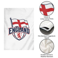 England Patriotic Crest St George Cross Flag Graphic Garden Flag English Lion Crest Heritage Pride Souvenir