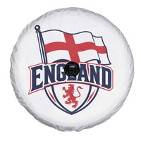 England Patriotic Crest St George Cross Flag Graphic Spare Tire Cover English Lion Crest Heritage Pride Souvenir