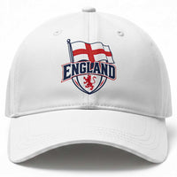 England Patriotic Crest St George Cross Flag Graphic Baseball Cap English Lion Crest Heritage Pride Souvenir