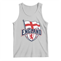 England Patriotic Crest St George Cross Flag Graphic Tank Top English Lion Crest Heritage Pride Souvenir