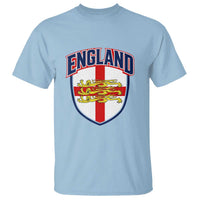 England Flag Lion Crest St George Cross Shield Crest T Shirt Vintage Patriotic English Sport Fan Graphic