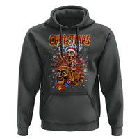 Christmas In July Tung Tung Tung TTT Sahur Cursed Meme Hoodie Funny Ironic Tropical Summer Hawaiian Holiday Surreal