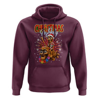 Christmas In July Tung Tung Tung TTT Sahur Cursed Meme Hoodie Funny Ironic Tropical Summer Hawaiian Holiday Surreal