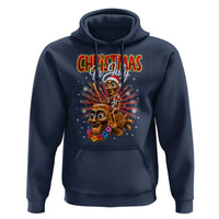 Christmas In July Tung Tung Tung TTT Sahur Cursed Meme Hoodie Funny Ironic Tropical Summer Hawaiian Holiday Surreal