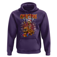 Christmas In July Tung Tung Tung TTT Sahur Cursed Meme Hoodie Funny Ironic Tropical Summer Hawaiian Holiday Surreal