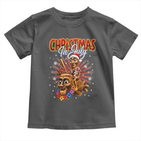 Christmas In July Tung Tung Tung TTT Sahur Cursed Meme Toddler T Shirt Funny Ironic Tropical Summer Hawaiian Holiday Surreal