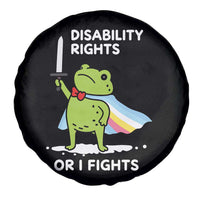 Funny Frog Disability Pride Flag Warrior Spare Tire Cover Disability Rights Or I Fights