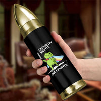 Funny Frog Disability Pride Flag Warrior Bullet Tumbler Disability Rights Or I Fights