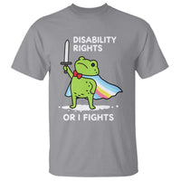 Funny Frog Disability Pride Flag Warrior T Shirt Disability Rights Or I Fights