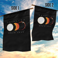 Spain Total Solar Eclipse 2026 Totality Garden Flag Espana Travel Souvenir Astronomy Geek Gift