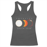 Spain Total Solar Eclipse 2026 Totality Racerback Tank Top Espana Travel Souvenir Astronomy Geek Gift