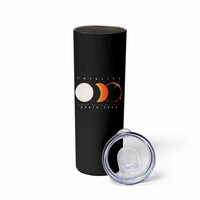 Spain Total Solar Eclipse 2026 Totality Skinny Tumbler Espana Travel Souvenir Astronomy Geek Gift
