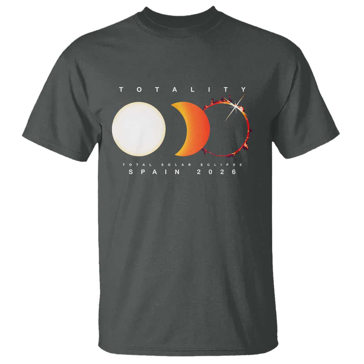 Spain Total Solar Eclipse 2026 Totality T Shirt Espana Travel Souvenir Astronomy Geek Gift