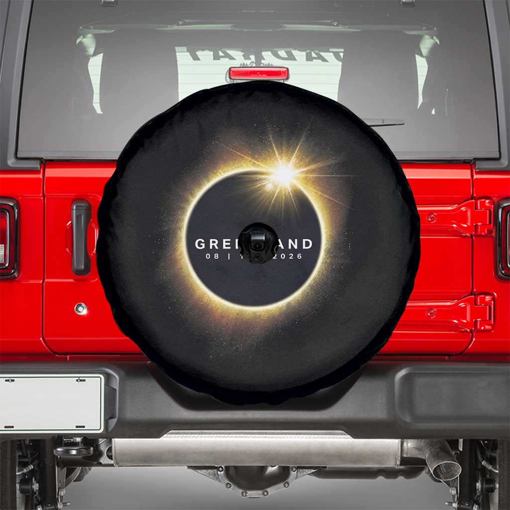 Greenland Total Solar Eclipse 2026 Spare Tire Cover Path of Totality Astronomy Gift