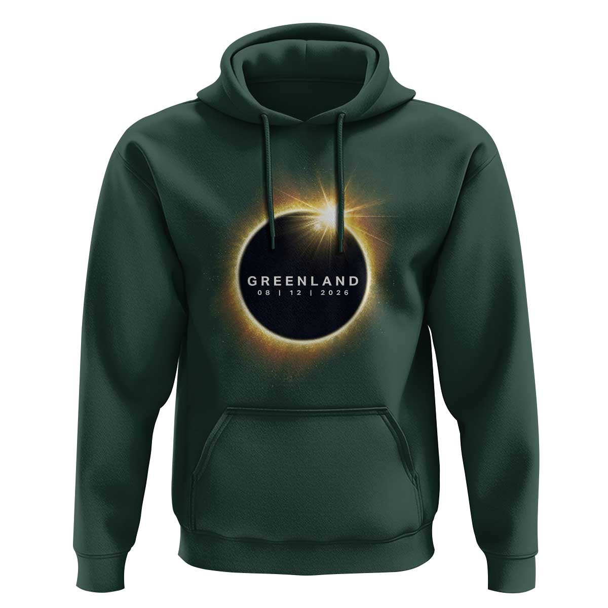 Greenland Total Solar Eclipse 2026 Hoodie Path of Totality Astronomy Gift