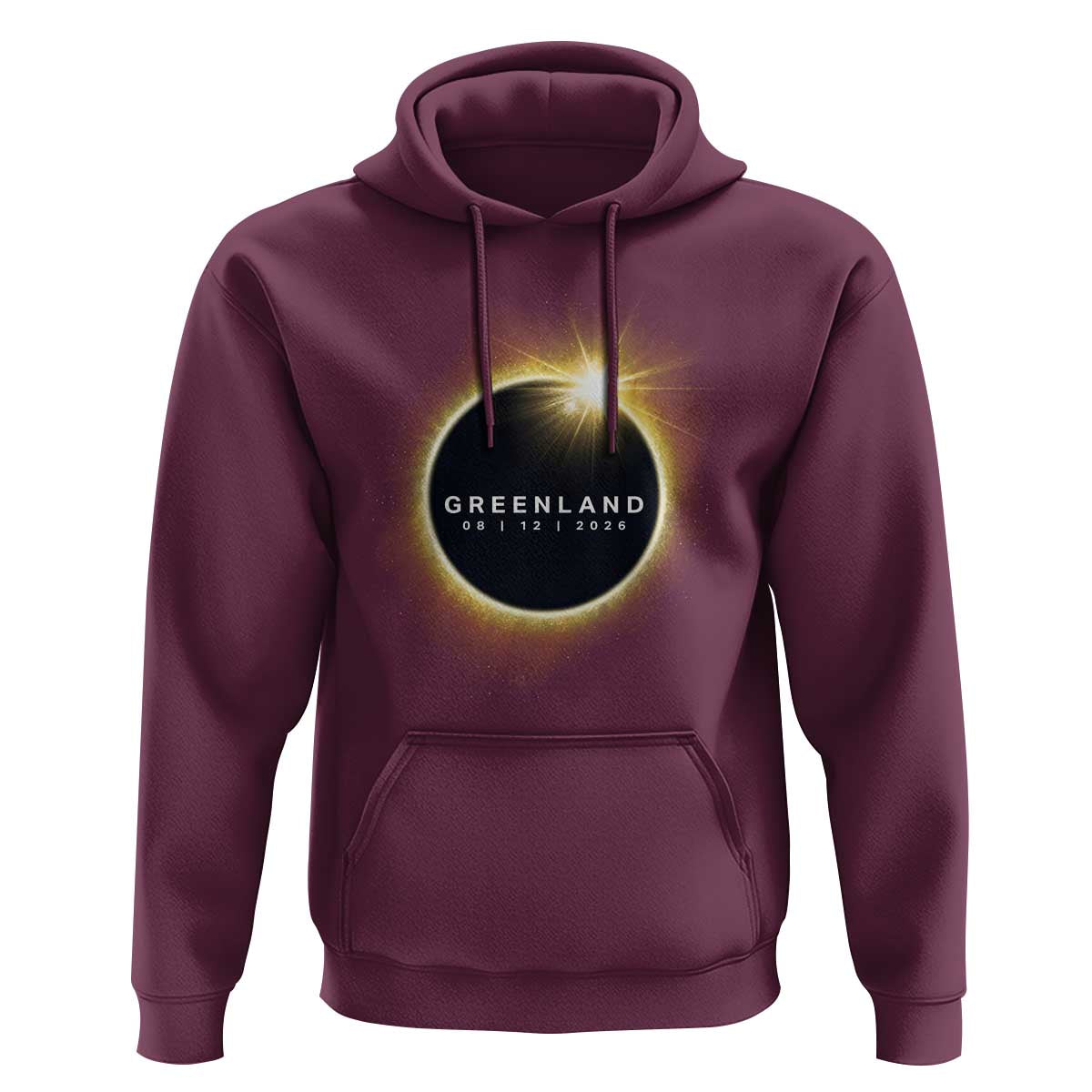 Greenland Total Solar Eclipse 2026 Hoodie Path of Totality Astronomy Gift