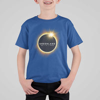 Greenland Total Solar Eclipse 2026 T Shirt For Kid Path of Totality Astronomy Gift