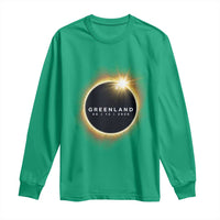 Greenland Total Solar Eclipse 2026 Long Sleeve Shirt Path of Totality Astronomy Gift