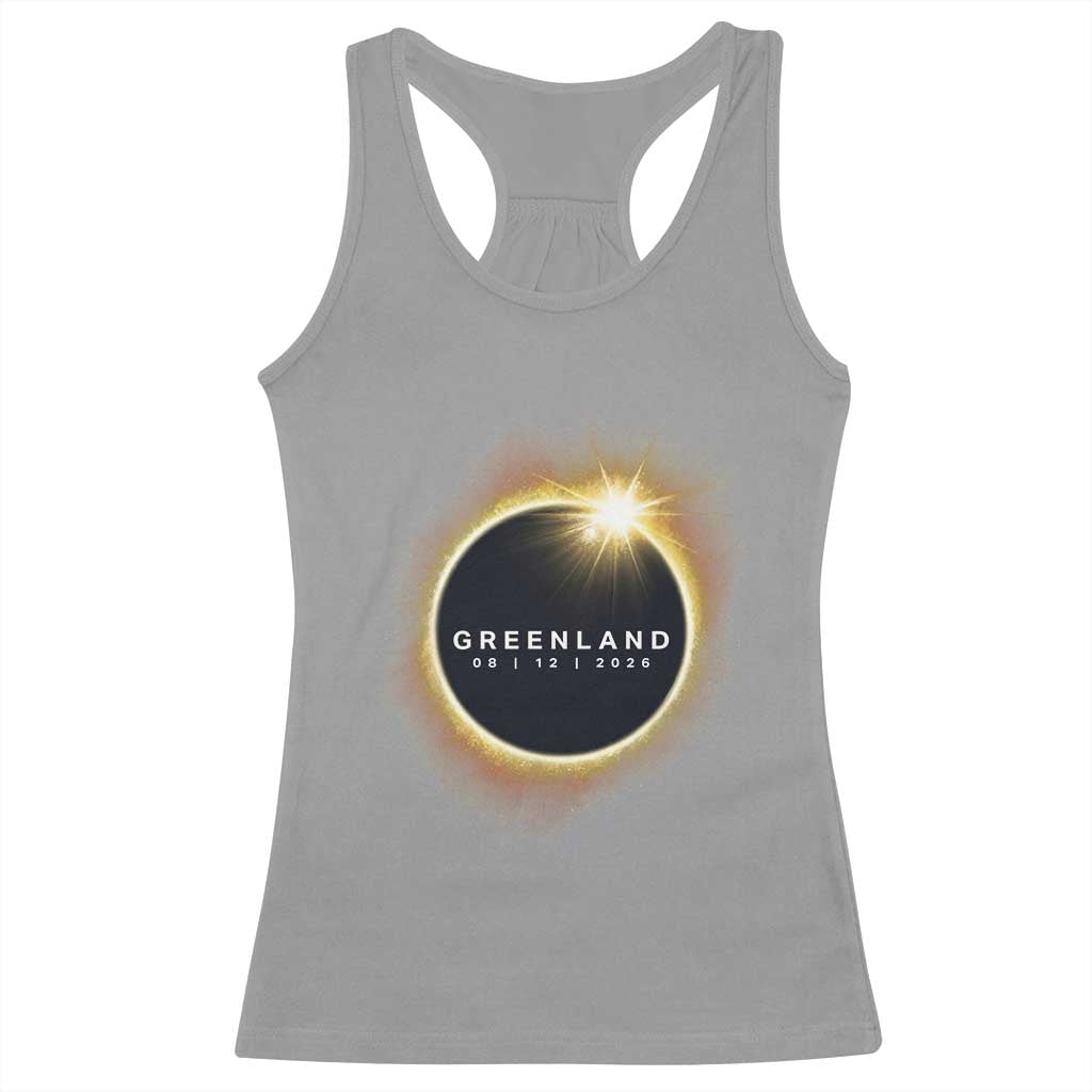 Greenland Total Solar Eclipse 2026 Racerback Tank Top Path of Totality Astronomy Gift