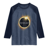 Greenland Total Solar Eclipse 2026 Raglan Shirt Path of Totality Astronomy Gift
