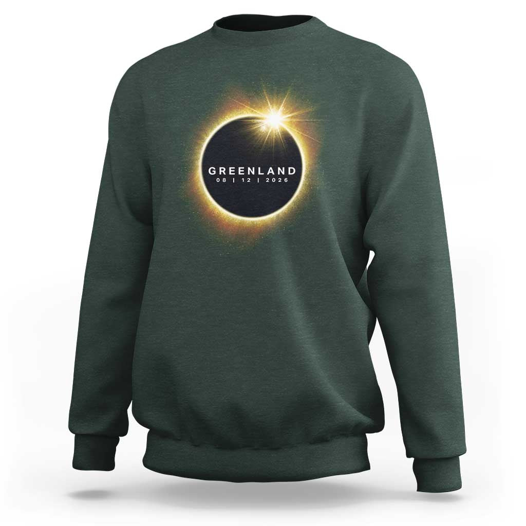 Greenland Total Solar Eclipse 2026 Sweatshirt Path of Totality Astronomy Gift