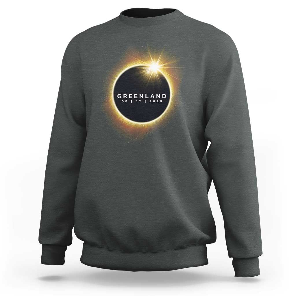 Greenland Total Solar Eclipse 2026 Sweatshirt Path of Totality Astronomy Gift