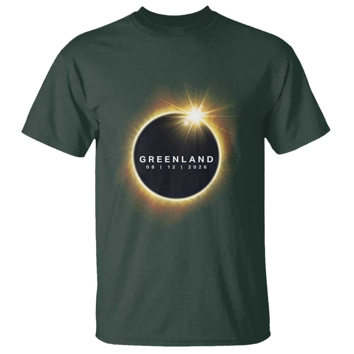 Greenland Total Solar Eclipse 2026 T Shirt Path of Totality Astronomy Gift