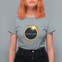 Greenland Total Solar Eclipse 2026 T Shirt For Women Path of Totality Astronomy Gift
