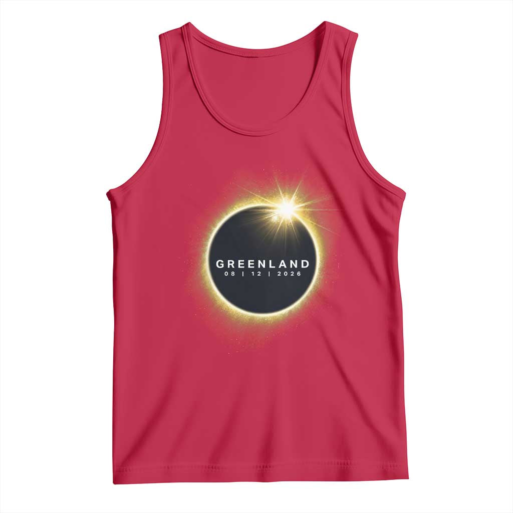 Greenland Total Solar Eclipse 2026 Tank Top Path of Totality Astronomy Gift