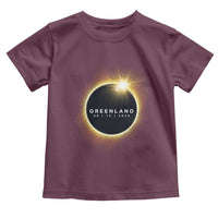 Greenland Total Solar Eclipse 2026 Toddler T Shirt Path of Totality Astronomy Gift