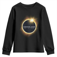 Greenland Total Solar Eclipse 2026 Youth Sweatshirt Path of Totality Astronomy Gift