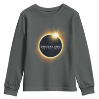 Greenland Total Solar Eclipse 2026 Youth Sweatshirt Path of Totality Astronomy Gift