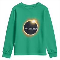 Greenland Total Solar Eclipse 2026 Youth Sweatshirt Path of Totality Astronomy Gift