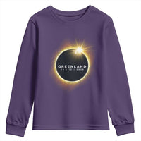 Greenland Total Solar Eclipse 2026 Youth Sweatshirt Path of Totality Astronomy Gift