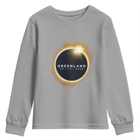 Greenland Total Solar Eclipse 2026 Youth Sweatshirt Path of Totality Astronomy Gift