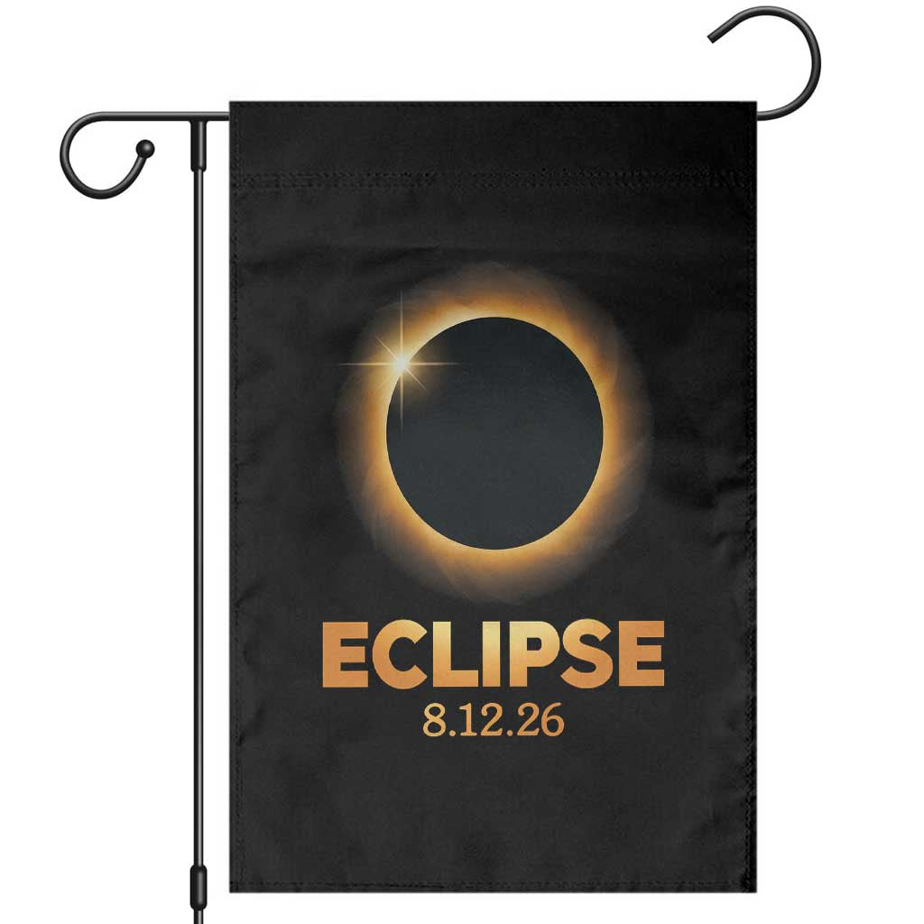 2026 Total Solar Eclipse Garden Flag August 12 Totality Astronomy Souvenir