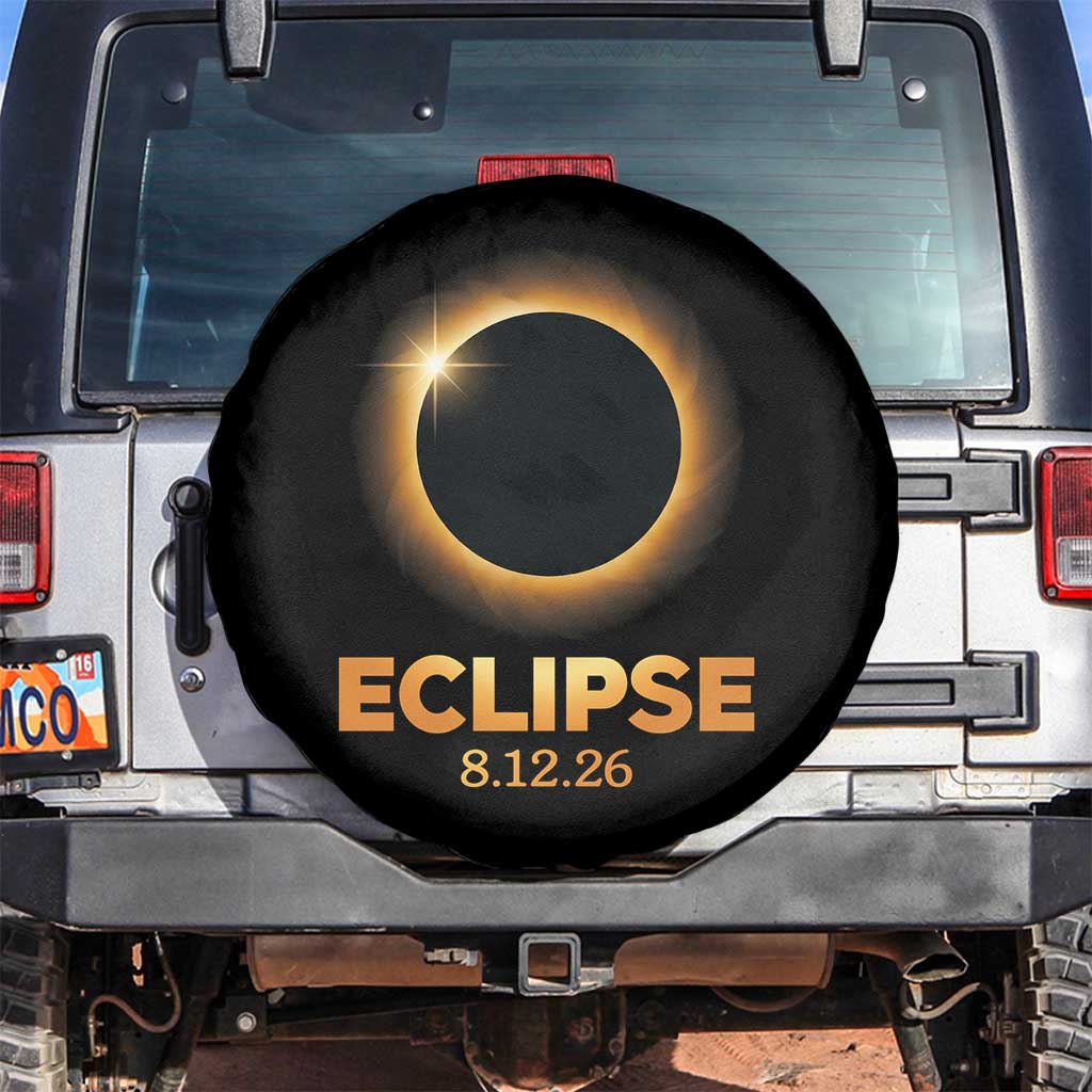 2026 Total Solar Eclipse Spare Tire Cover August 12 Totality Astronomy Souvenir