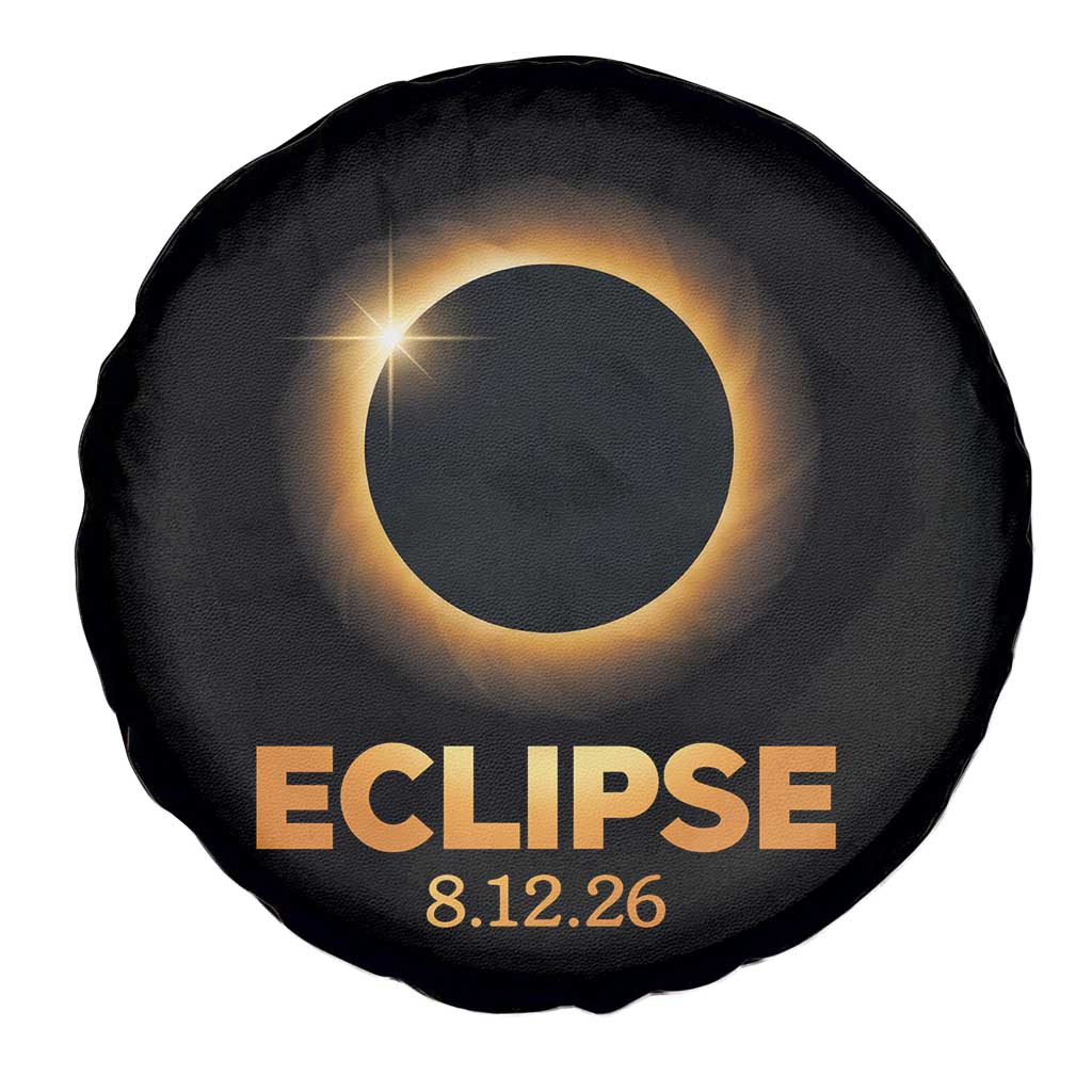 2026 Total Solar Eclipse Spare Tire Cover August 12 Totality Astronomy Souvenir