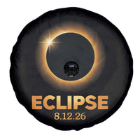 2026 Total Solar Eclipse Spare Tire Cover August 12 Totality Astronomy Souvenir