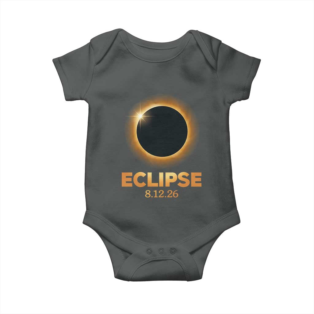 2026 Total Solar Eclipse Baby Onesie August 12 Totality Astronomy Souvenir