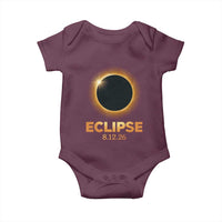 2026 Total Solar Eclipse Baby Onesie August 12 Totality Astronomy Souvenir