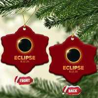 2026 Total Solar Eclipse Ceramic Ornament August 12 Totality Astronomy Souvenir